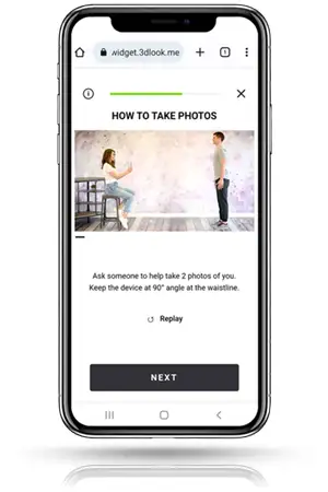 Digital measurement tool on the phone